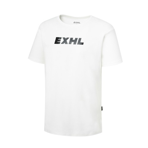 엑스헤일 머슬핏 베이직 로고 티셔츠 EGTS3S001 (화이트)